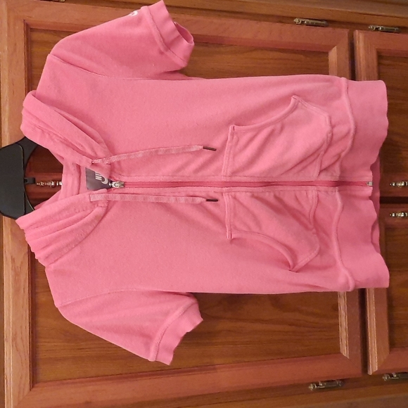 Nike Tops - NIKE Terry Cloth Short Sleeve Hooded Shirt